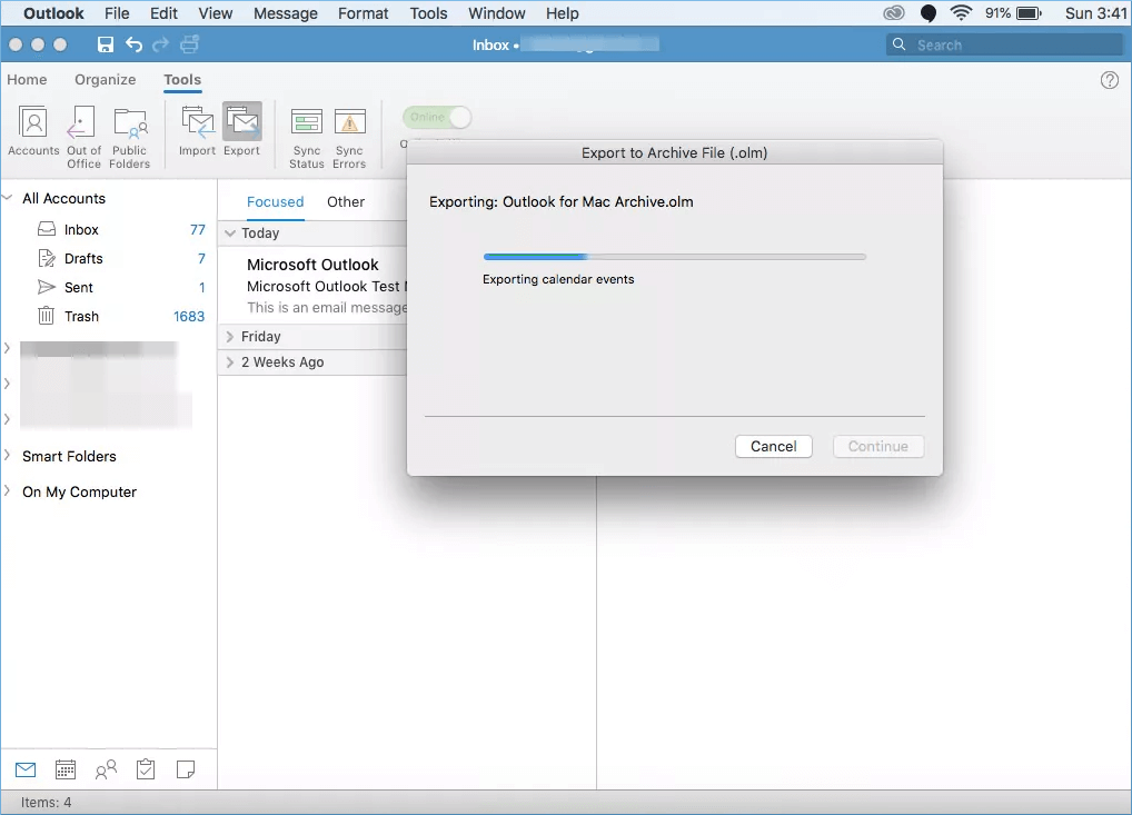 archiving in outlook for mac 2011